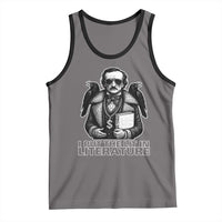 Funny Edgar Allan Poe Tank Top I Put The Lit In Literature - Wonder Print Shop