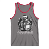 Funny Edgar Allan Poe Tank Top I Put The Lit In Literature - Wonder Print Shop
