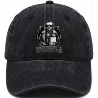 Funny Edgar Allan Poe Washed Cotton Baseball Cap I Put The Lit In Literature