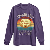 Funny English Grammar Long Sleeve Shirt Synonym Rolls Just Like Grammar Used To Make - Wonder Print Shop