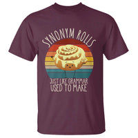 Funny English Grammar T Shirt Synonym Rolls Just Like Grammar Used To Make - Wonder Print Shop