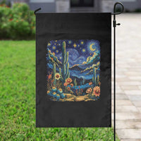 Desert Night Cactus Starry Night Arizona Stars Sky Nature Lover Gift Garden Flag