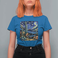 Desert Night Cactus Starry Night Arizona Stars Sky Nature Lover Gift T Shirt For Women