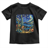 Desert Night Cactus Starry Night Arizona Stars Sky Nature Lover Gift Toddler T Shirt