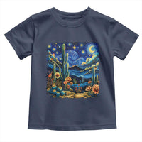 Desert Night Cactus Starry Night Arizona Stars Sky Nature Lover Gift Toddler T Shirt