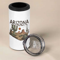 Arizona State Map Desert Landscape Cactus Southwest 4 in 1 Can Cooler Tumbler