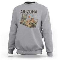 Arizona State Map Desert Landscape Cactus Southwest Sweatshirt