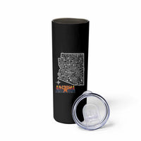 Arizona Map Phoenix Sedona Tucson Southwest Travel Skinny Tumbler