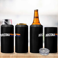 Vintage Arizona AZ State Flag 4 in 1 Can Cooler Tumbler