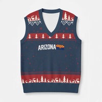 Vintage Arizona AZ State Flag V-Neck Knit Sweater Vest