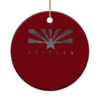 Arizona State Flag Pride Southwest Heritage Americana Ceramic Ornament