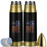Arizona American Flag Pride Cactus Landscape Established 1912 Bullet Tumbler