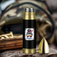 Arizona American Flag Messy Bun Pride Bullet Tumbler