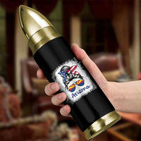 Arizona American Flag Messy Bun Pride Bullet Tumbler