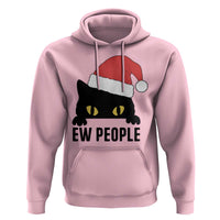Funny Cat Christmas Hoodie Ew People Anti Social Grumpy Cat Xmas - Wonder Print Shop