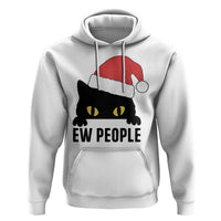 Funny Cat Christmas Hoodie Ew People Anti Social Grumpy Cat Xmas - Wonder Print Shop