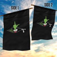 Funny Elf Hand Christmas Garden Flag Ew People Anti Socaial Xmas - Wonder Print Shop