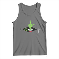 Funny Elf Hand Christmas Tank Top Ew People Anti Socaial Xmas - Wonder Print Shop
