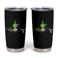 Funny Elf Hand Christmas Tumbler Cup Ew People Anti Socaial Xmas - Wonder Print Shop