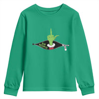 Funny Elf Hand Christmas Youth Sweatshirt Ew People Anti Socaial Xmas - Wonder Print Shop