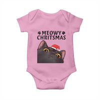 Funny Black Cat Christmas Baby Onesie Cute Kitty Xmas - Wonder Print Shop