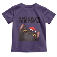 Funny Black Cat Christmas Toddler T Shirt Cute Kitty Xmas - Wonder Print Shop