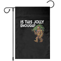 Funny Bigfoot Christmas Garden Flag Is This Jolly Enough - Wonder Print Shop