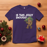 Funny Bigfoot Christmas T Shirt Is This Jolly Enough - Wonder Print Shop