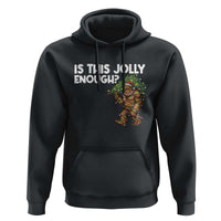 Funny Bigfoot Christmas Hoodie Is This Jolly Enough - Wonder Print Shop