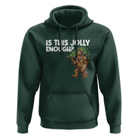 Funny Bigfoot Christmas Hoodie Is This Jolly Enough - Wonder Print Shop