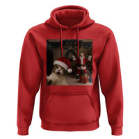 Funny Cat With Santa Selfie Christmas Hoodie - Wonder Print Shop