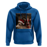 Funny Cat With Santa Selfie Christmas Hoodie - Wonder Print Shop