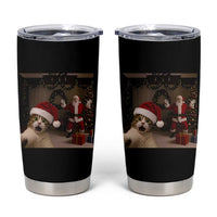 Funny Cat With Santa Selfie Christmas Tumbler Cup - Wonder Print Shop