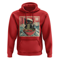 Cat Ramen Christmas Hoodie Japanese Kawaii Retro Cats Manga - Wonder Print Shop