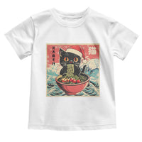 Cat Ramen Christmas Toddler T Shirt Japanese Kawaii Retro Cats Manga - Wonder Print Shop