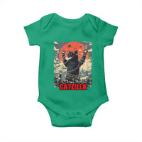 Catzilla Christmas Baby Onesie Japanese Cat Lover Kitty - Wonder Print Shop