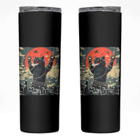 Catzilla Christmas Skinny Tumbler Japanese Cat Lover Kitty - Wonder Print Shop