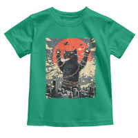 Catzilla Christmas Toddler T Shirt Japanese Cat Lover Kitty - Wonder Print Shop