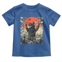 Catzilla Christmas Toddler T Shirt Japanese Cat Lover Kitty - Wonder Print Shop