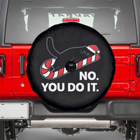 Funny Lazy Cat Christmas Spare Tire Cover No You Do It - Wonder Print Shop