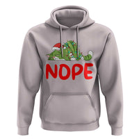 Funny Lazy Cat Christmas Hoodie Nope Not Today - Wonder Print Shop