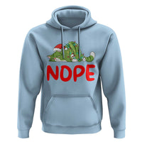 Funny Lazy Cat Christmas Hoodie Nope Not Today - Wonder Print Shop
