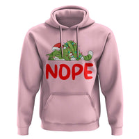 Funny Lazy Cat Christmas Hoodie Nope Not Today - Wonder Print Shop