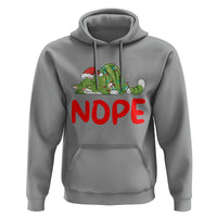 Funny Lazy Cat Christmas Hoodie Nope Not Today - Wonder Print Shop