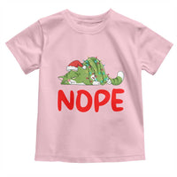 Funny Lazy Cat Christmas Toddler T Shirt Nope Not Today - Wonder Print Shop