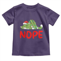 Funny Lazy Cat Christmas Toddler T Shirt Nope Not Today - Wonder Print Shop