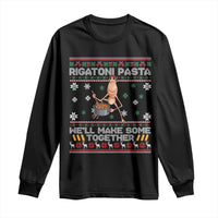 Marcus The Worm Christmas Meme Long Sleeve Shirt Rigatoni Pasta We Will Make Some Together - Wonder Print Shop