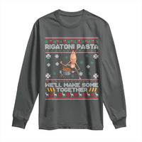 Marcus The Worm Christmas Meme Long Sleeve Shirt Rigatoni Pasta We Will Make Some Together - Wonder Print Shop