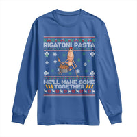 Marcus The Worm Christmas Meme Long Sleeve Shirt Rigatoni Pasta We Will Make Some Together - Wonder Print Shop
