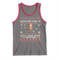 Marcus The Worm Christmas Meme Tank Top Rigatoni Pasta We Will Make Some Together - Wonder Print Shop